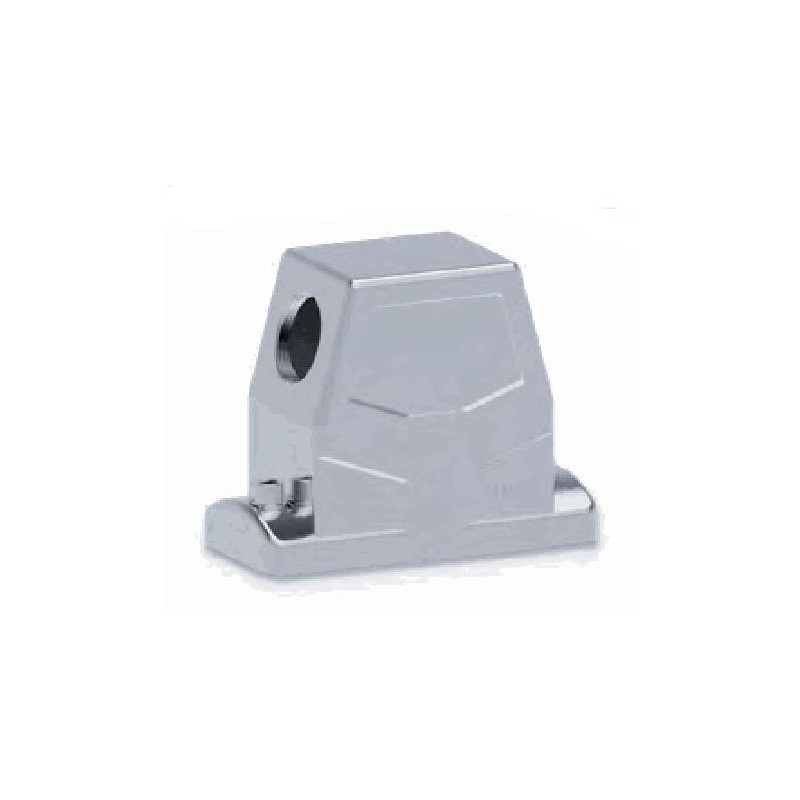 Capot 16B, Aluminium moulé sous pression, acier inoxydable, IP68/IP69K, Sortie horizontale, M40